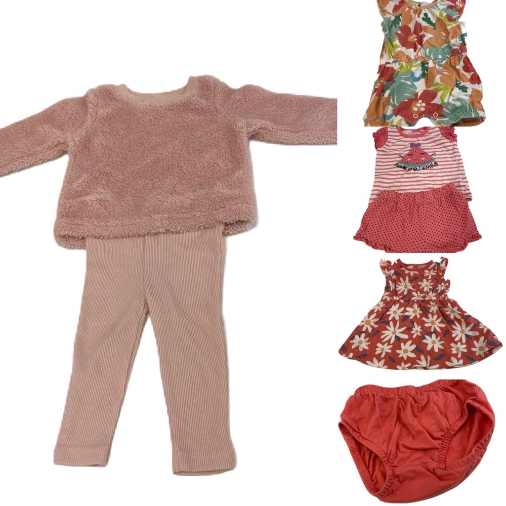 Swiggles Carter starting out baby dress jacket legging bodysuit lot 12 m